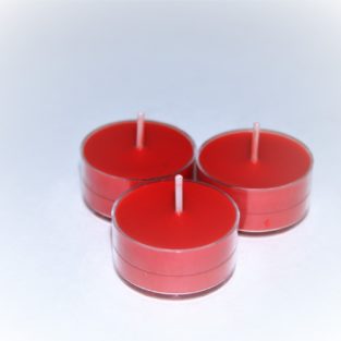 red hot cinnamon tea light candles
