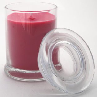 Cherry Vanilla 8oz Glass Jar with Lid