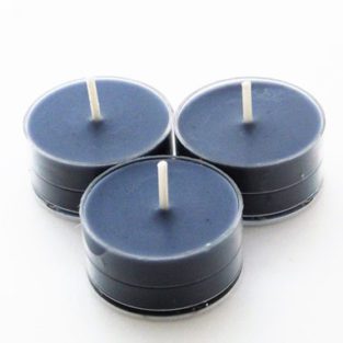 black bamboo tea light candles