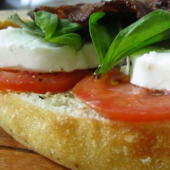 Amazing Bacon Caprese Sandwich Recipe IMG 2833