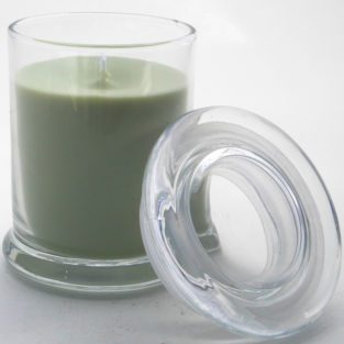 lemon grass 8oz glass jar candle